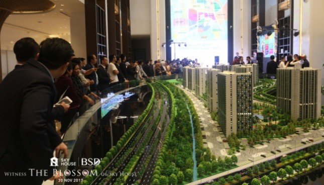PT Sunny Garden Property Resmikan Fasilitas Skyhouse Theme Park dan Club House, di BSD City Tangerang Kamis (30/11/2017)