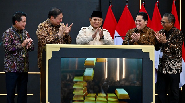 Presiden Prabowo Resmikan Pegadaian Sebagai Bank Emas