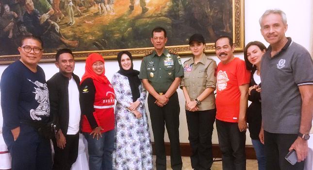 Pangdam III Siliwangi, Mayjen Doni Monardo Menerima Pengurus PARFI56 di Rumah Dinas, Bandung.