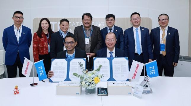 Penandatanganan kerjasama Telkomsel dan ZTE