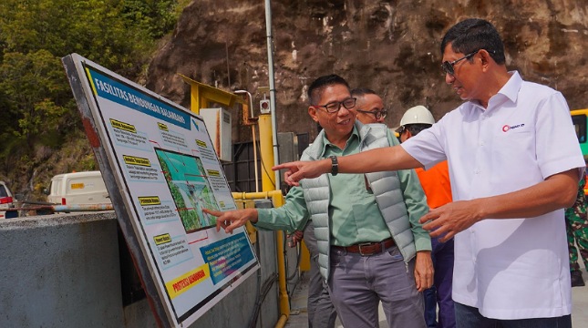 Direktur Utama MIND ID, Maroef Sjamsoeddin saat kunjungan kerja ke Plant Site Sorowako, Luwu Timur, Sulawesi Selatan