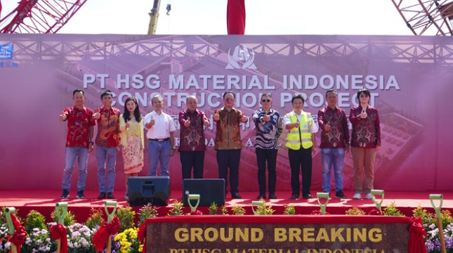 Groundbreaking PT HSG Material Indonesia di KEK Kendal