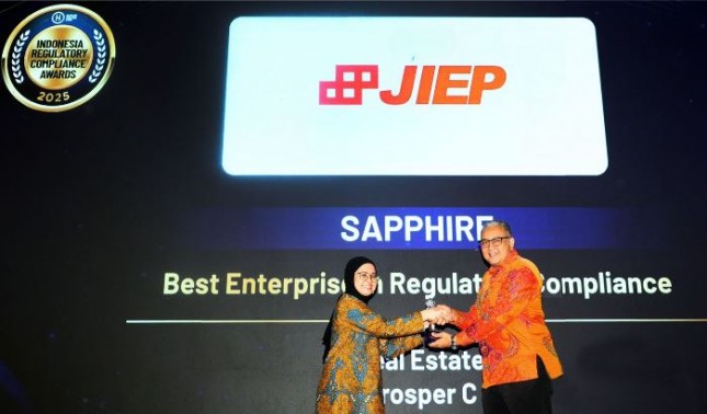 PT JIEP raih penghargaan "Best Enterprise in Regulatory Compliance" di IRCA 2025