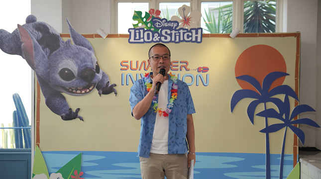 Tan Wee - Director of Brand Commercialization, Disney Indonesia pada Pembukaan Event Stitch Summer Invasion di Land’s End, PIK 2