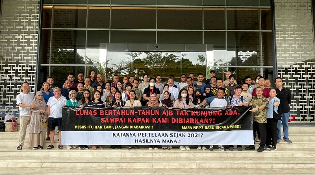 Ratusan pemilik apartemen di Jakarta Barat menuntut diberikan AJB