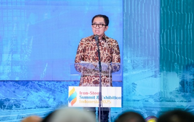 Wamen Perindustrian Faisol Riza pada acara penutupan ISSEI 2025 di Jakarta, Jumat (23/5).