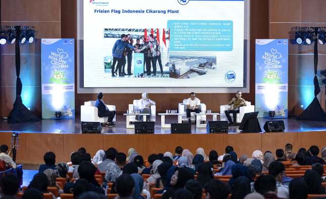Sesi Talkshow Rayakan Kebaikan Susu yang digelar Frisian Flag, Raih Kekuatan untuk Menang dengan Jovial Da Lopez sebagai Moderator