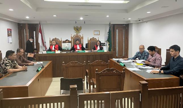 Sidang pembatalan perdamaian (homologasi) terhadap PT Bali Ragawisata (PT BRW) di Pengadilan Niaga pada Pengadilan Negeri Jakarta Pusat.