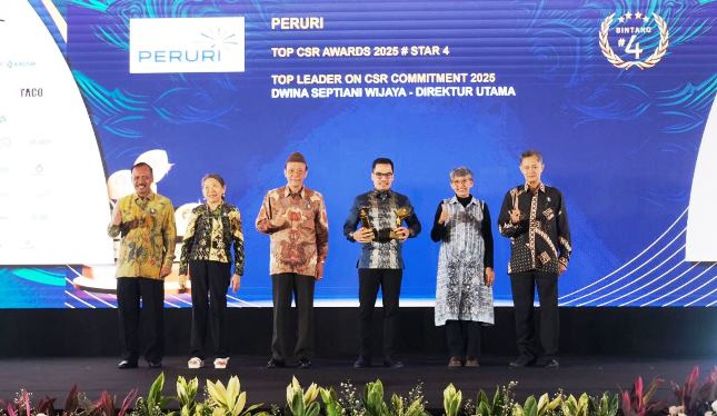 PERURI meraih dua penghargaan prestisius di TOP CSR Awards 2025
