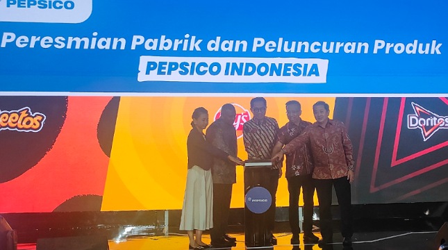 Wakil Menteri Perindustrian (Wamenperin) Faisol Riza saat meresmikan pabrik PT PepsiCo Indonesia (Foto: Ridwan/Industry.co.id)