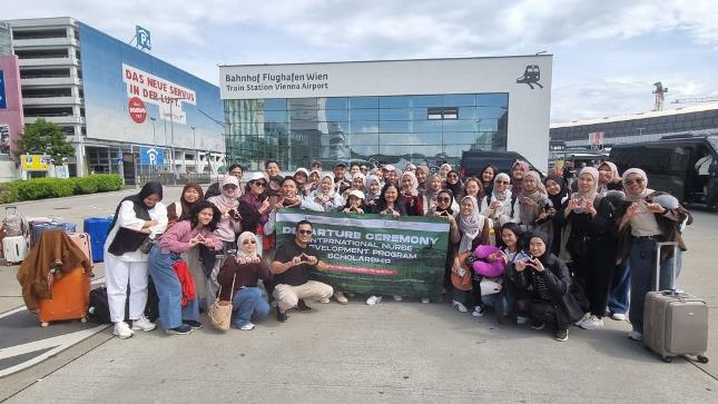 Sebanyak 46 perawat muda Indonesia resmi diberangkatkan ke Wina, Austria, melalui program International Nurse Development Program Scholarship (INDPS) Cycle 2.