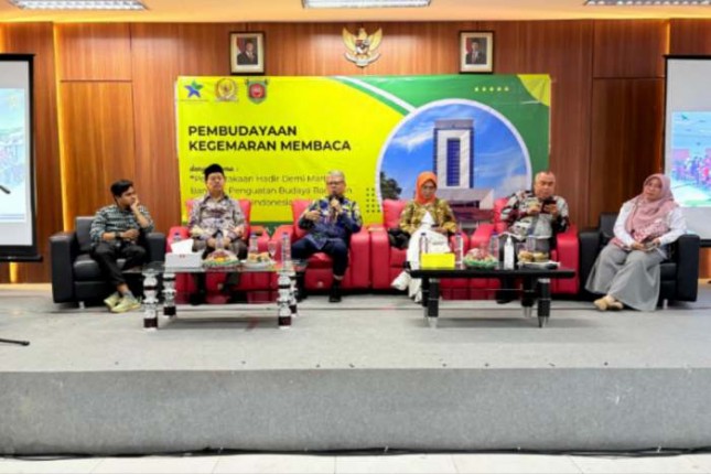 Sosialisasi Pembudayaan Kegemaran Membaca (PKM) yang diselenggarakan Perpustakaan Nasional di Samarinda, Kamis, (19/6/2025).