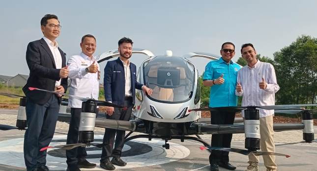 Prestige Aviation Lakukan Uji Terbang EH216-S