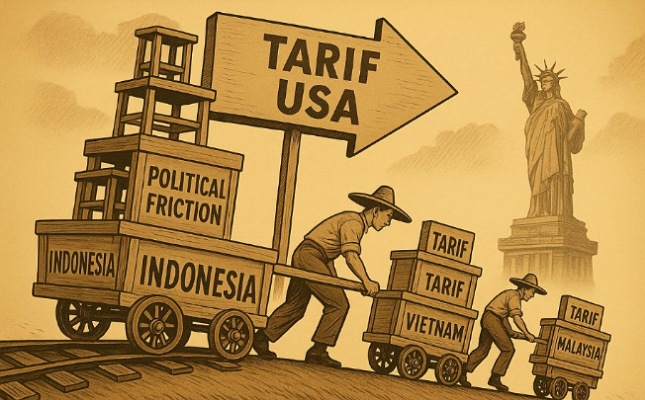 Ilustrasi tarif AS