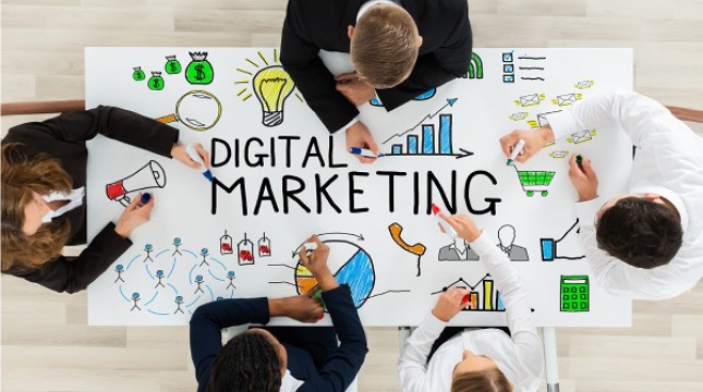 Ilustrasi Digital Marketing