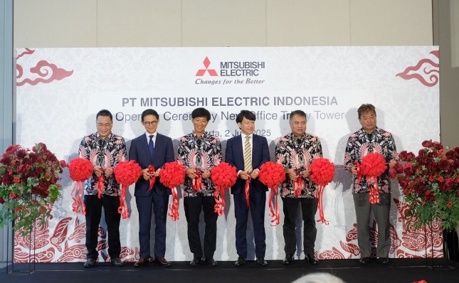 Peresmian kantor pusat PT Mitsubishi Electric Indonesia di Trinity Tower.