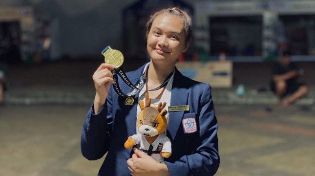 Kanaya Shersabila, mahasiswi Program Studi Hukum President University