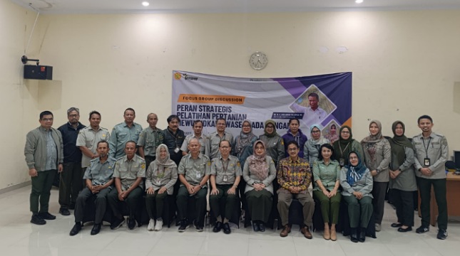 Focus Group Discussion (FGD) bertema Peran Strategis Pelatihan Pertanian Mewujudkan Swasembada Pangan