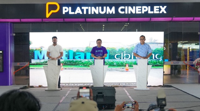 Peresmian bisokop Platinum Cineplax di Metland Cibitung