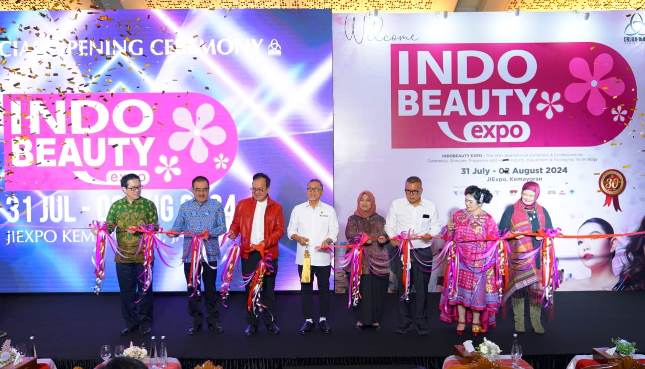 Pembukaan pameran industri kecantikan IndoBeauty Expo 2025.