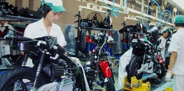 Pabrik motor Honda (foto Kompas.com)