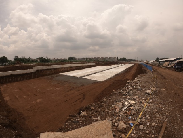 Pembangunan Akses Tol Cimanggis-Cibitung (Foto:Dok. Industry.co.id)