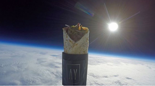 Kebab di Luar Angkasa (Foto:Caters)