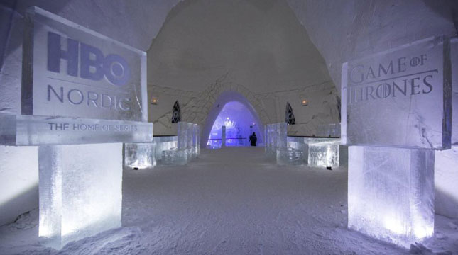 Hotel Es SnowVillage yang Betemakan Game of Thrones di Finlandia (Foto:www.thesun.co.uk)