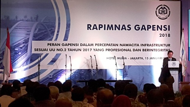 Ketua Umum BPP Gapensi, H. Iskandar Z. Hartawai. (Foto Dina)