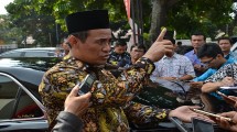 Mentan Amran Sulaiman saat tinjau Toko Tani Indonesia