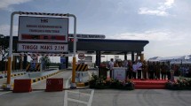 Peresmian jalan tol trans Sumatera ruas bakter(Foto: Hariyanto/Industry.co.id)