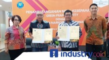 Penandatanganan Nota Kesepahaman antara Green Pramuka City dengan Badan Narkotika Nasional (Foto: Ridwan)