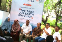 Diskusi hari bumi bersama BNI Syariah