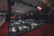 Lokasi pameran rangkaian sepeda motor Harley-Davidson dalam ajang IIMS 2019