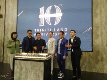 PT Perintis Triniti Properti atau Triniti Land merayakan satu dekade pembangunan properti di Indonesia, Minggu (12/5/2019)