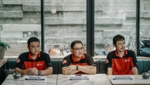 suasana konferensi pers QRIM Express di Jakarta, Kamis (13/6/2019)