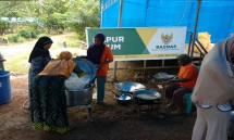 BAZNAS Buka Dapur Umum di Daerah Terisolir Banjir Konawe