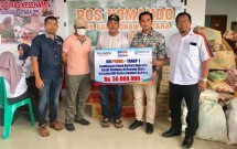 BRI Hadir di Tengah Bencana Banjir Sultra dan Kaltim (Foto Rino)
