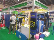 Suasana di salah satu booth ISEF 2019