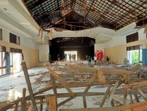 Pasca Bencana, Taman Budaya Palu- Seniman Mulai Bersih-Bersih