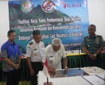 XL Axiata - Bakamla Bangun Desa Maritim di Asahan