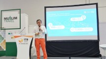 Viko Gara, VP Commercial Airy, menjadi salah satu pembicara dalam ajang pameran pariwisata ITB Asia 2019
