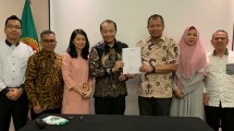 Penandatanganan perjanjian kerjasama teknologi digitalisasi bisnis pengendalian hama antara ASPPHAMI dan DATUM