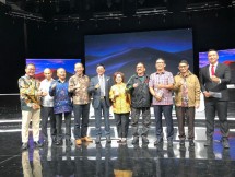 Menkominfo Jhony G Plate di acara HPN