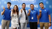KT&G Indonesia meluncurkan kampanye ‘Love Yourself 2020’ di Penthouse by the Papillon Kemang, Jakarta, Kamis (13/2/2020).