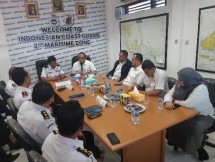 Kantor Kamla Zona Maritim Tengah Terima Tim Wasrik BPK