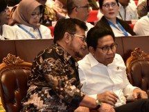 Menteri Pertanian Syahrul Yasin Limpo berbincang soal pangan lokal