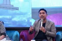 Ketua Umum BPP HIPMI, Mardani H. Maming dalam acara Forum HIPMI Policy Discussion, di Kantor Sekretariat BPP HIPMI Sahid Sudirman Center, Jakarta, Jumat (28/2/2020).