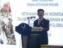 Menteri Pertanian Syahrul Yasin Limpo bicara ketahanan pangan.