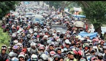 Para pemudik lebaran yang hendak pulang kampung (ist)